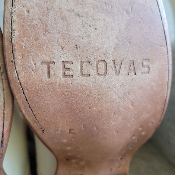 Tecovas The‎ Penny Womens Cowboy Ankle Boots Bone white Size 7. 5 B - Picture 9 of 11